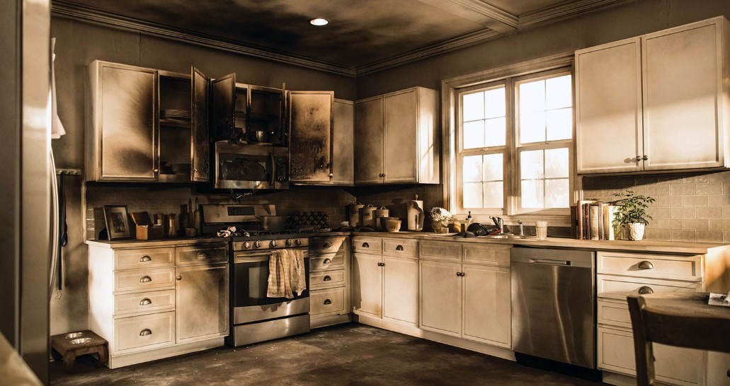 Kitchen Fire Damage Cleanup in Mission Hills, CA